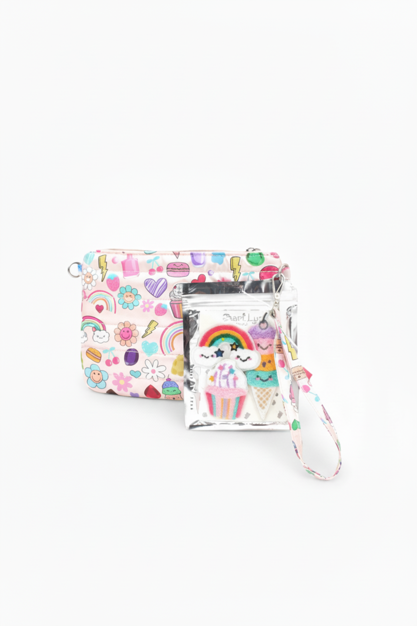 Printed Bag with Patch Pack