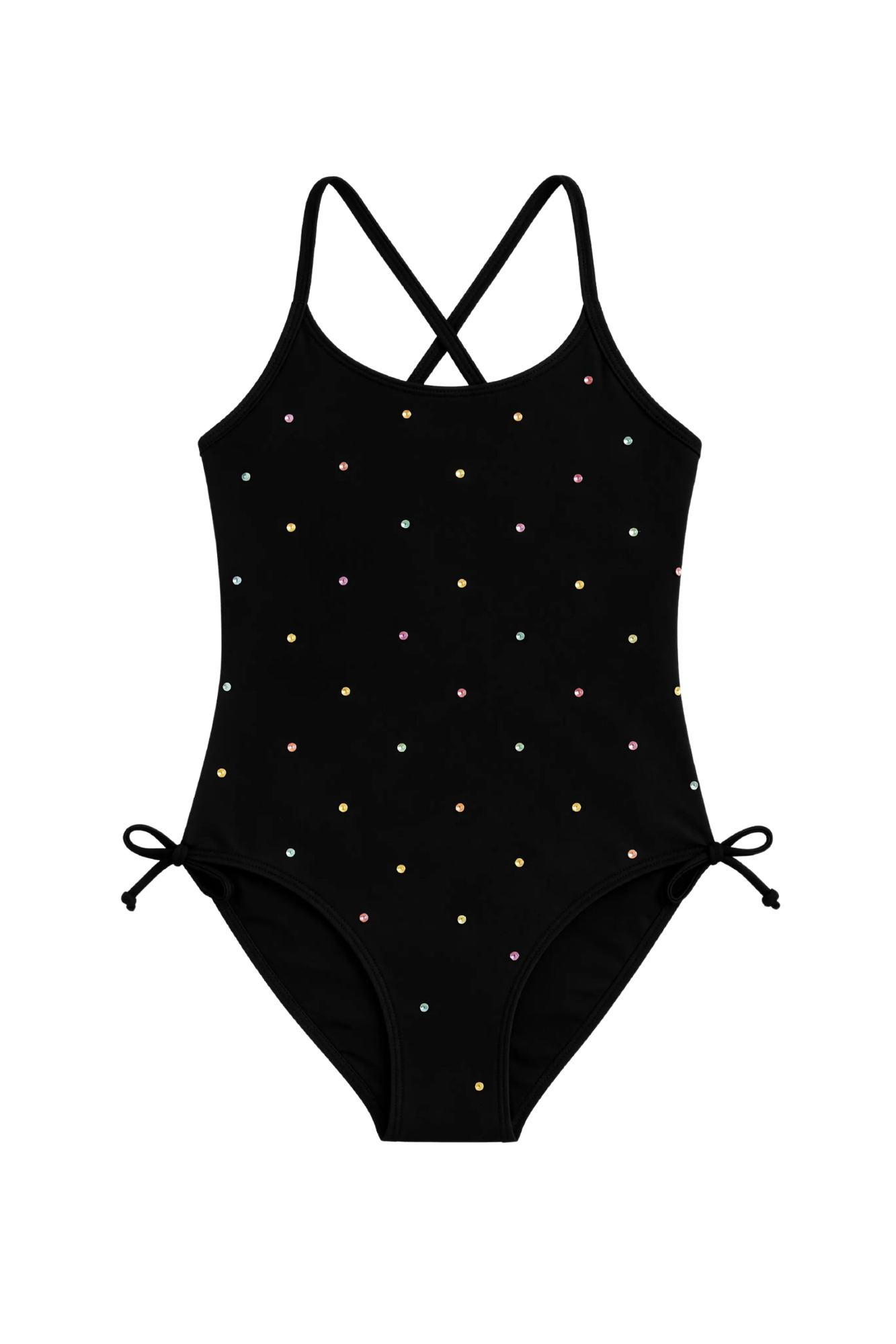 Mara One Piece Swimsuit w/ Rhinestone Detail