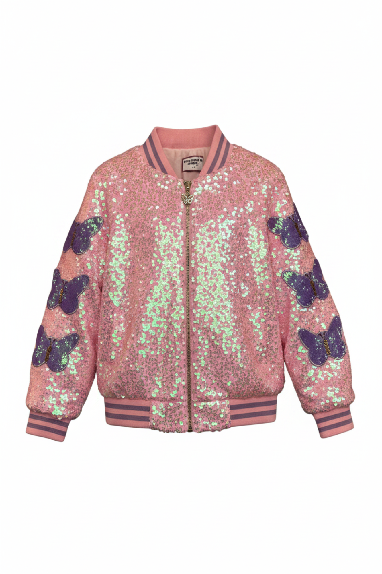 Mariah Sequins Bomber Jacket