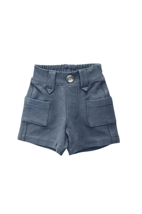 Blue Cargo Shorts