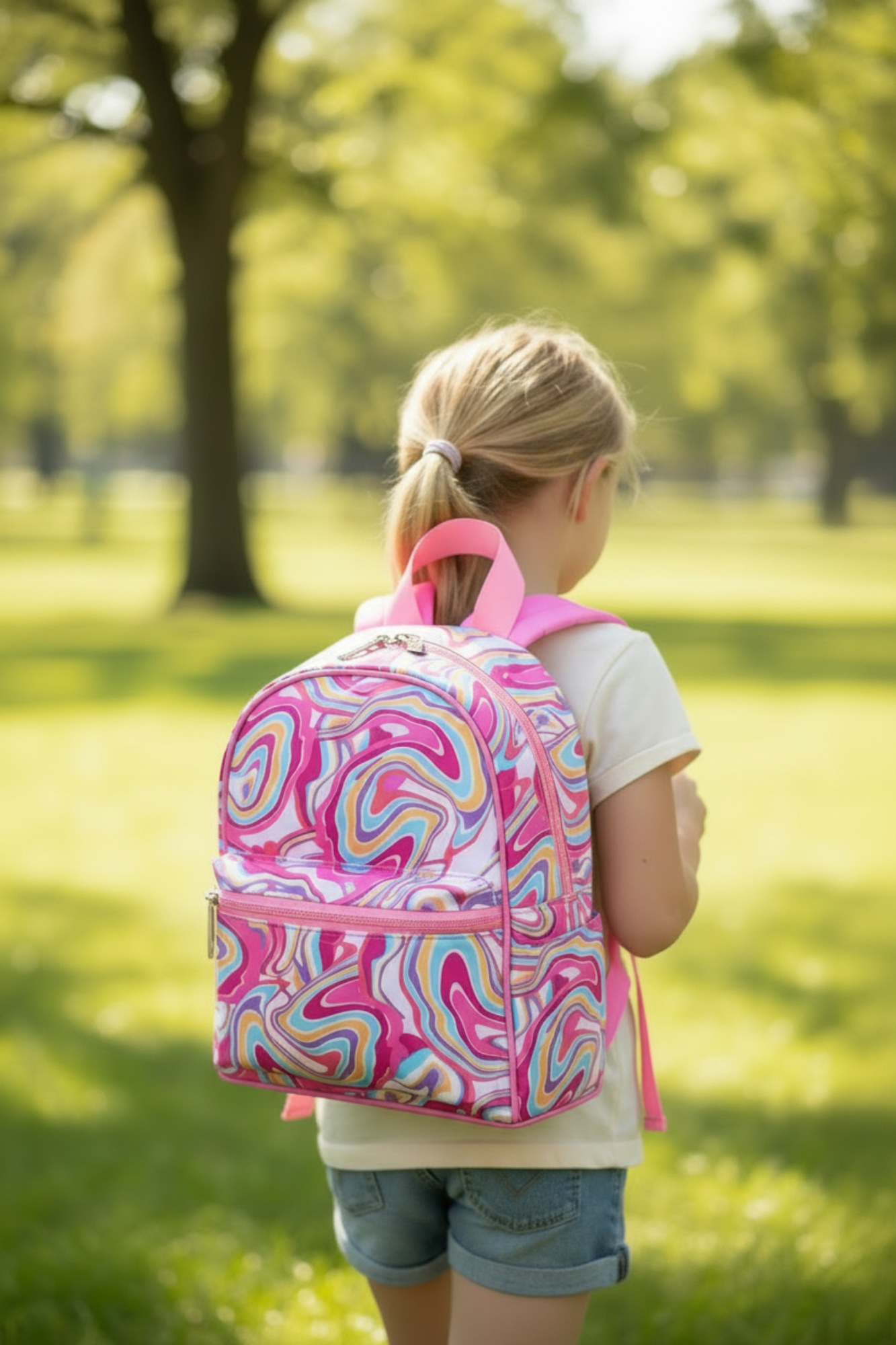Color Swirl Mini Backpack