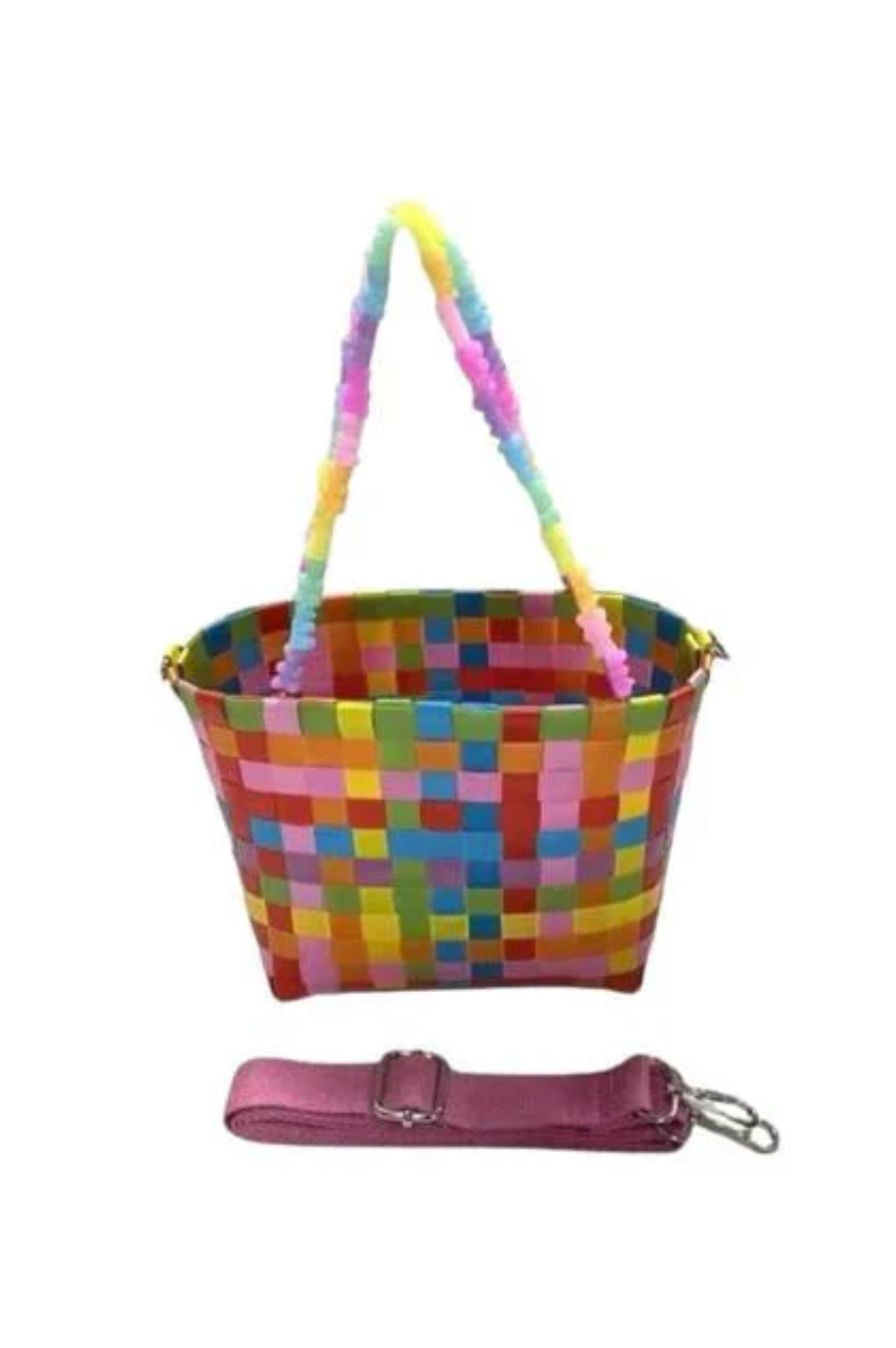 Straw Gummy Bear Bag