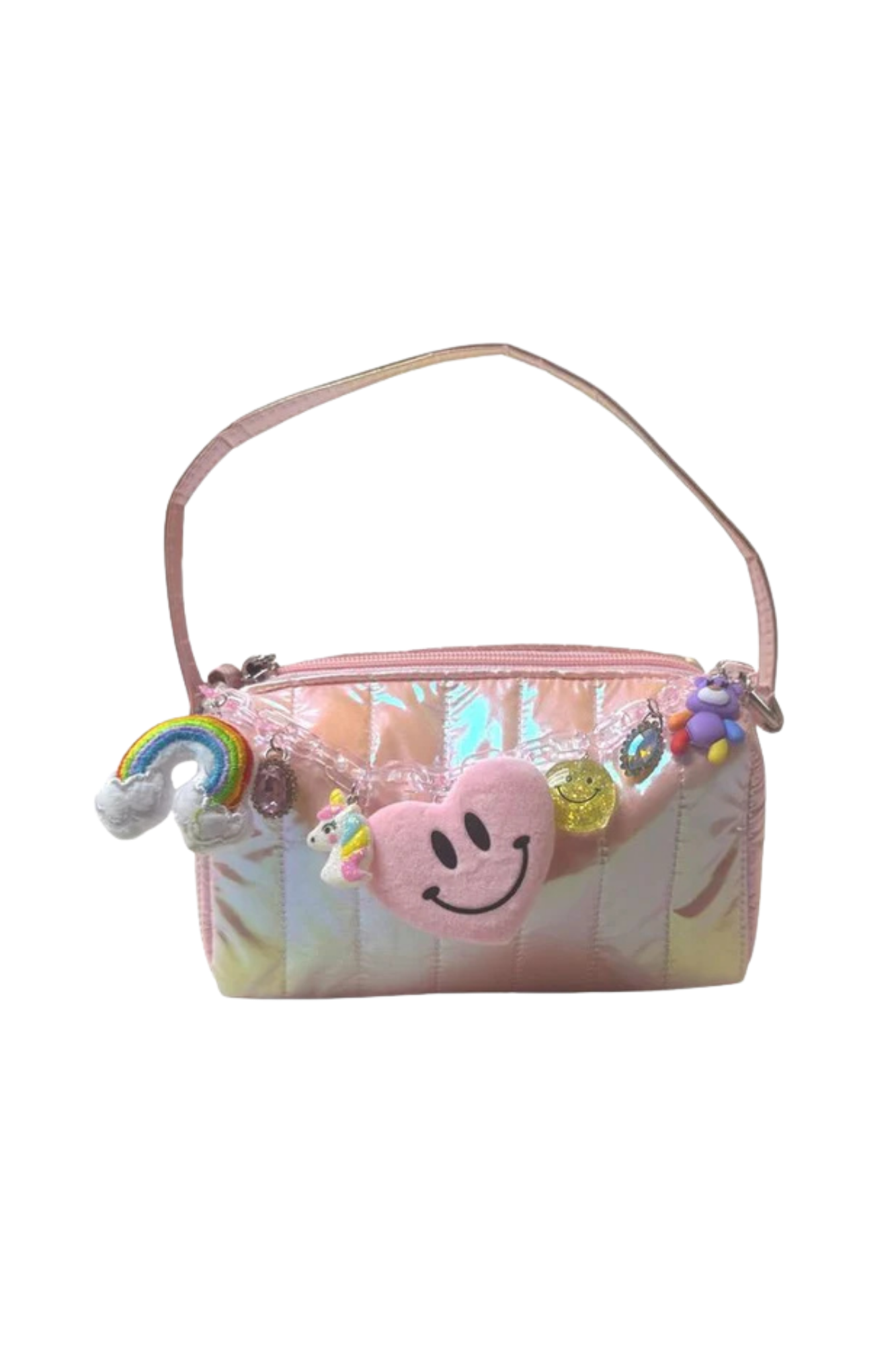Light Pink Link Charm Bag