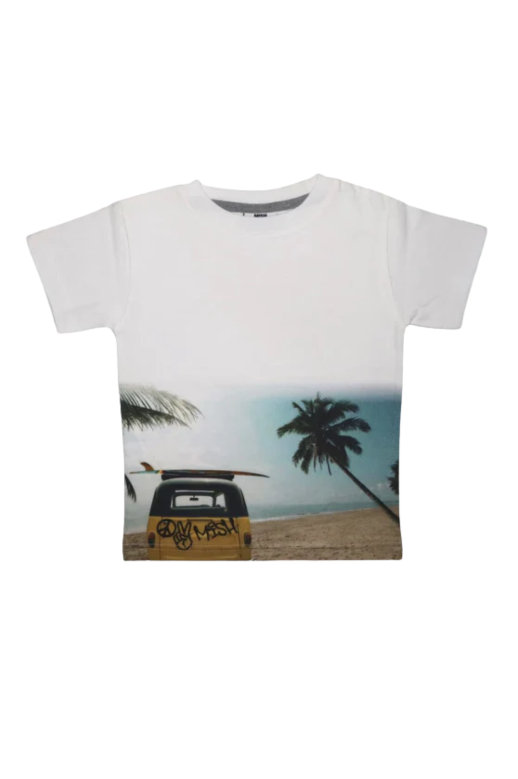 Real Beach Photo Tee White