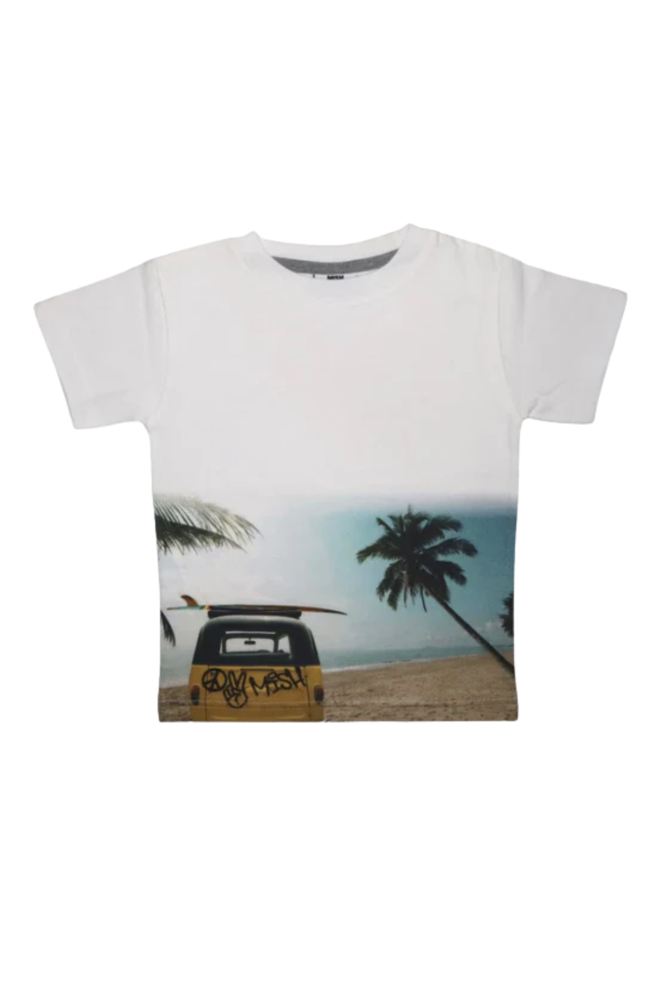 Real Beach Photo Tee White