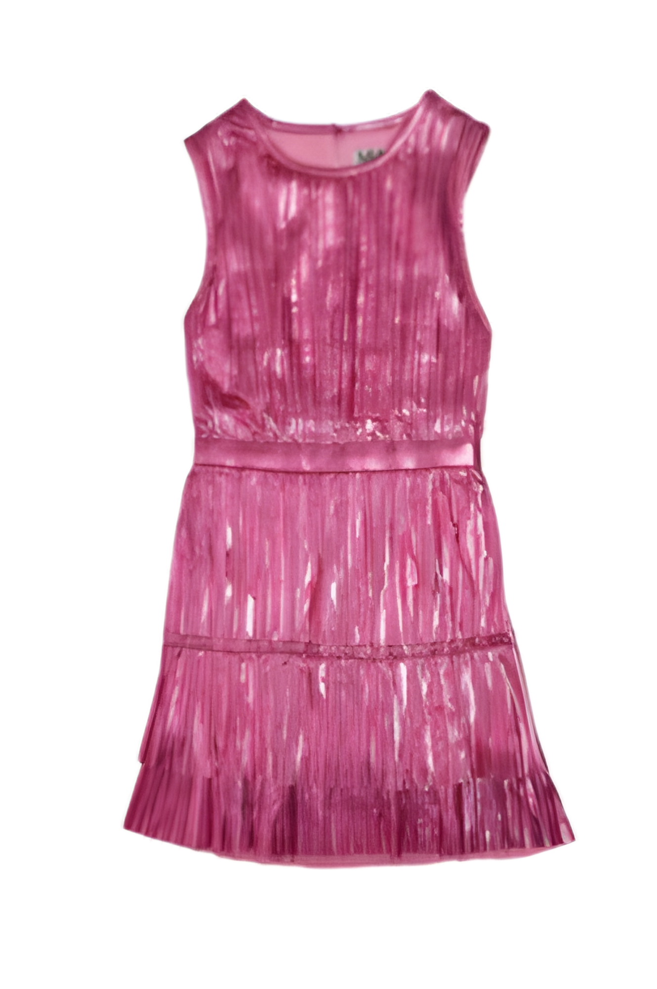 Pink Double Ruffle Dress