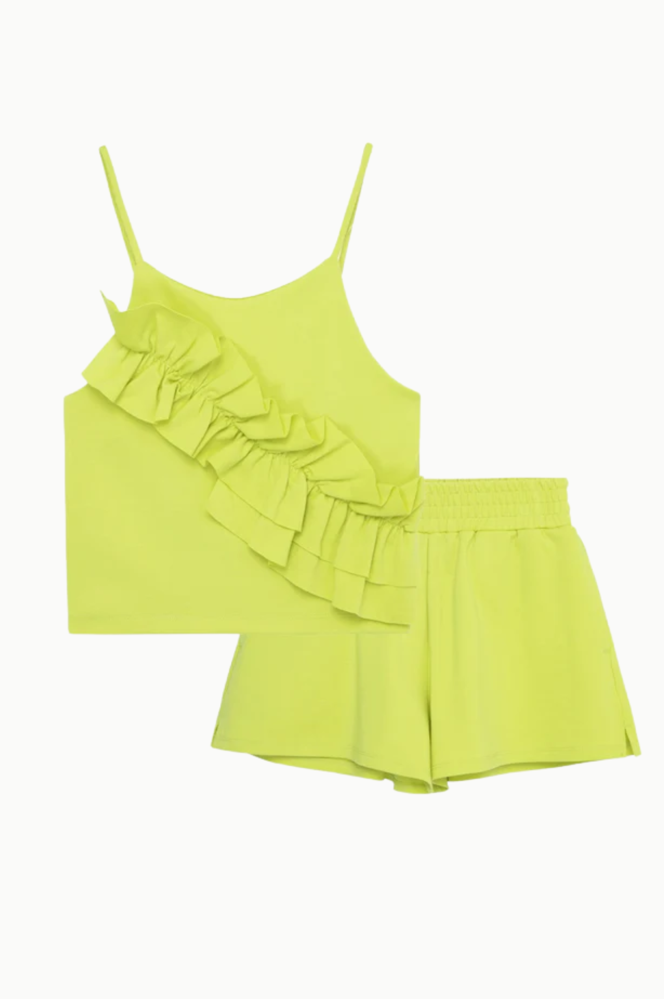 Neon Lime Short Set