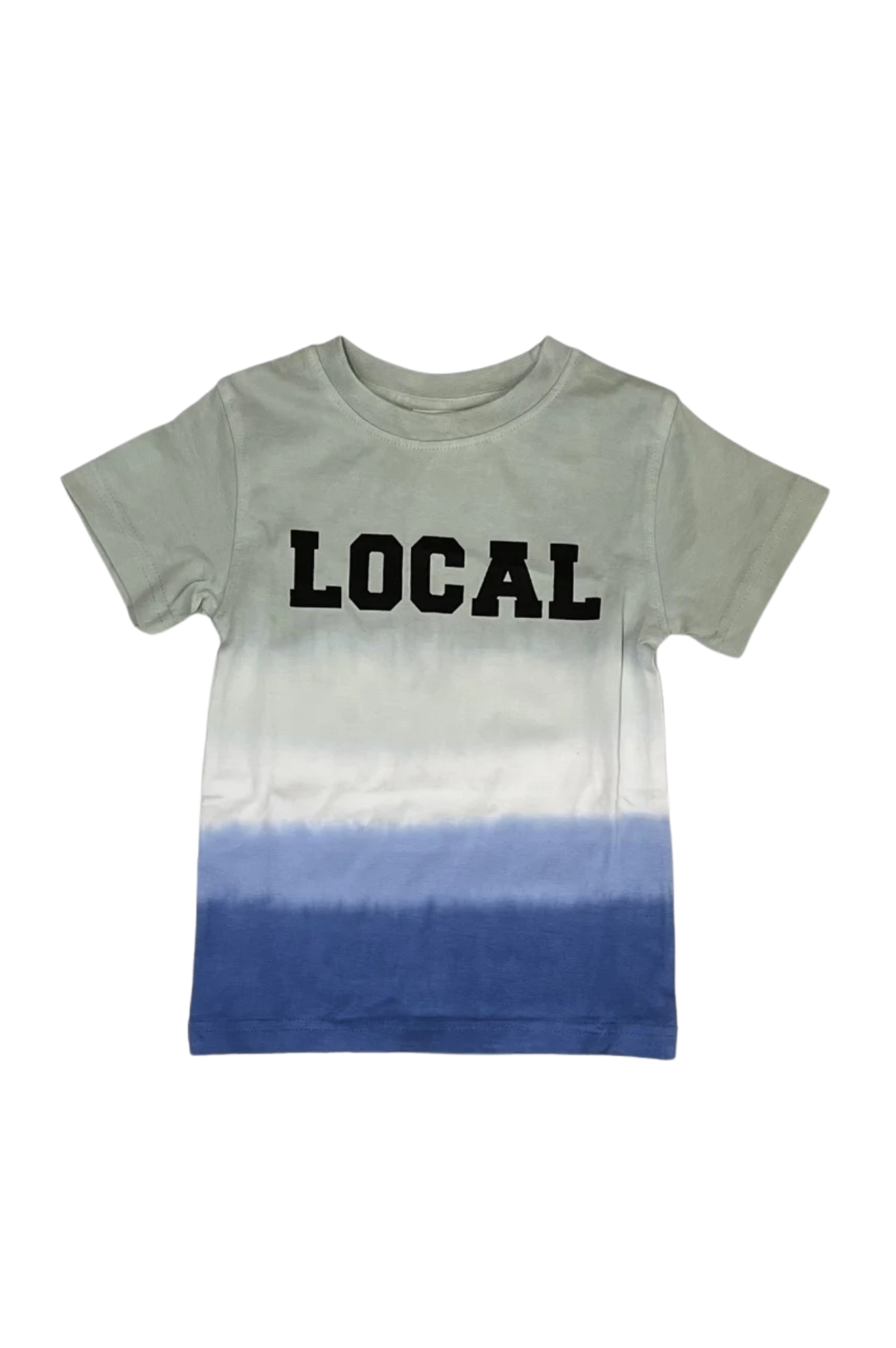 Local Gradient Tee Light Olive & Blue