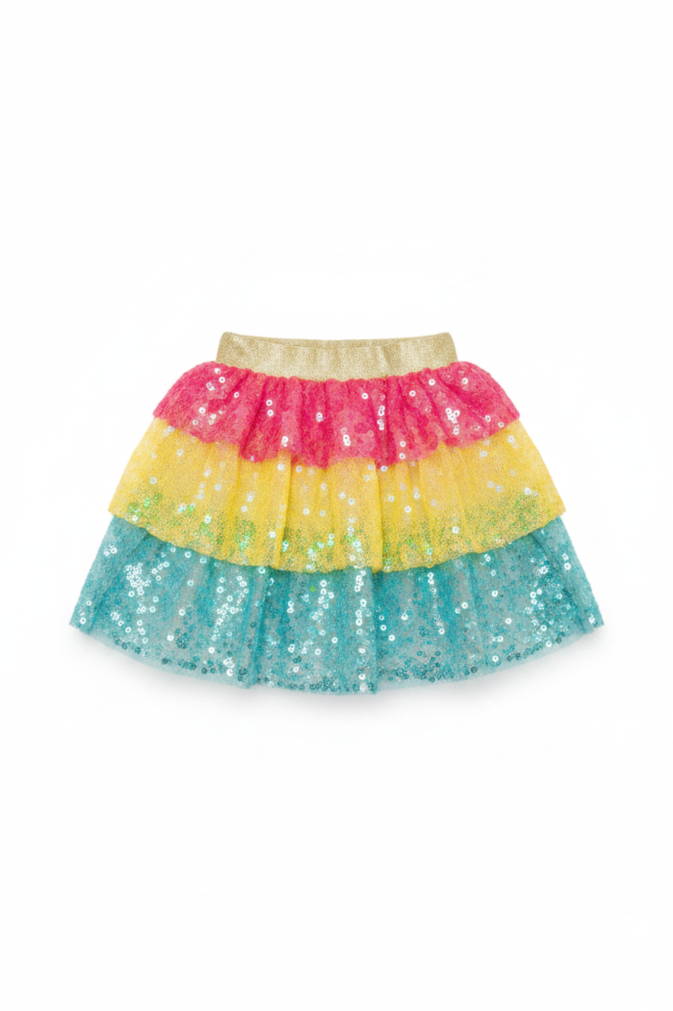 Neon Sequins Skirt