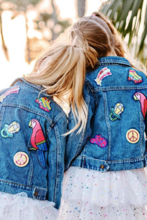 Back to Our Roots Patched Denim Jacket