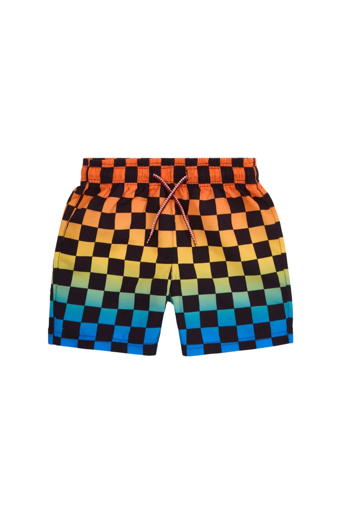 Checkerboard Swim Trunks