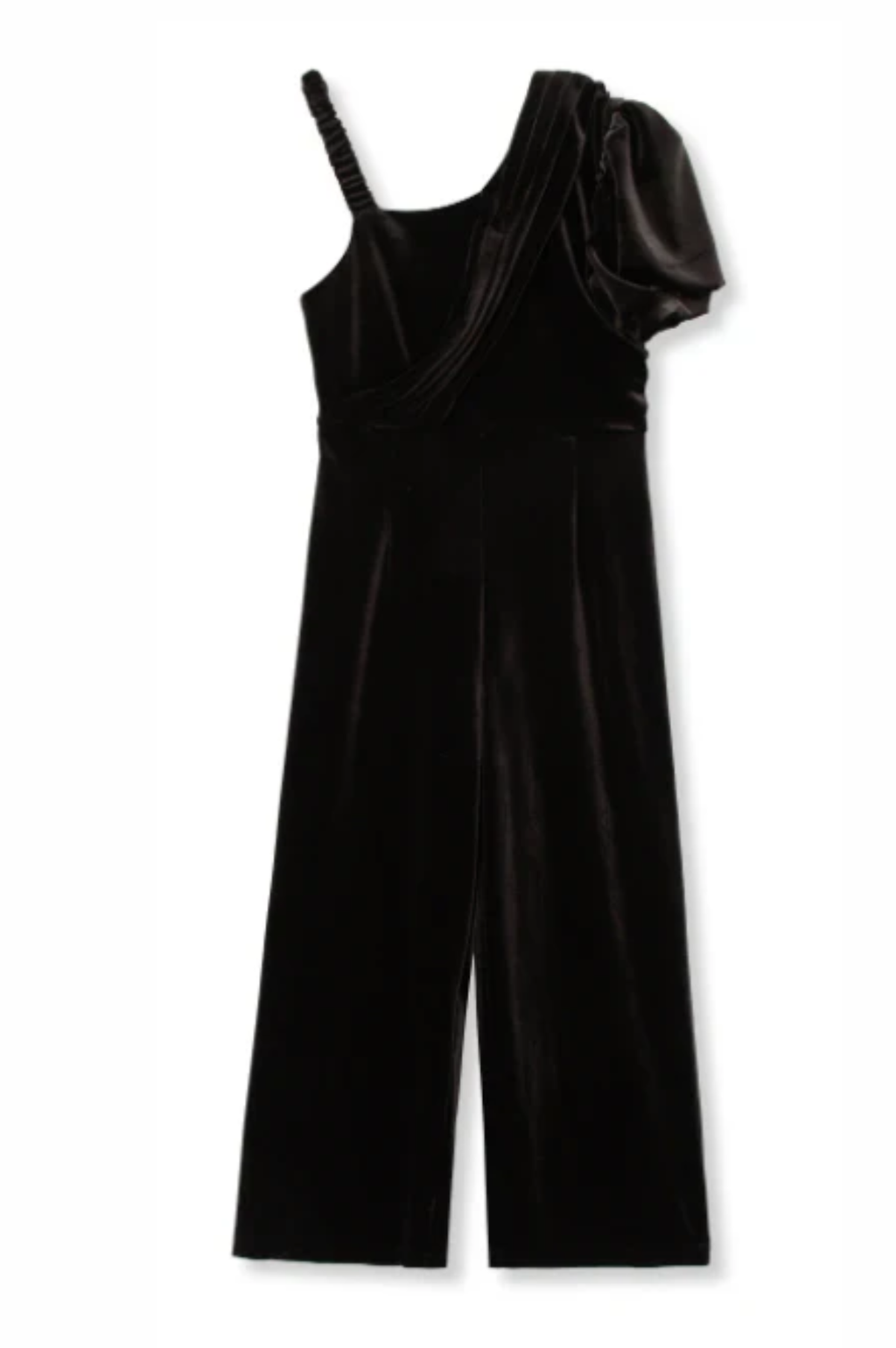 Asymetrical Black Jumpsuit
