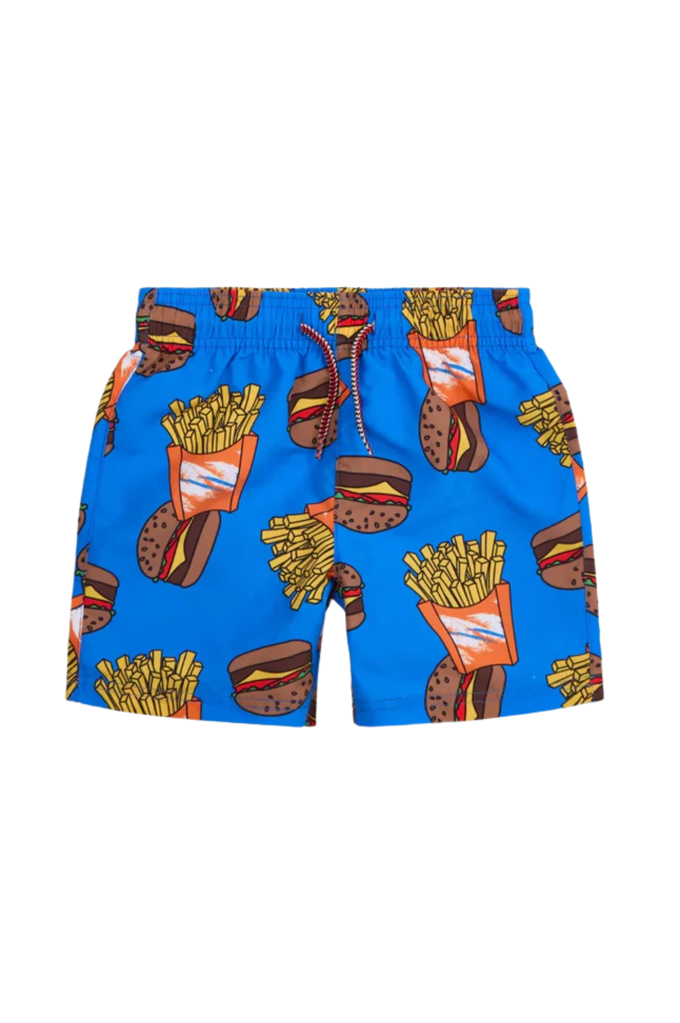 Mid Lenght Swim Trunks Burgers & Fries