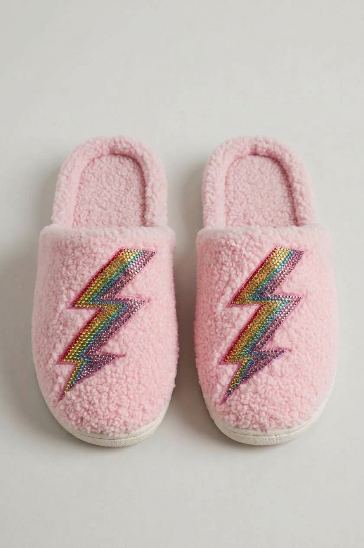 Pink Boltz Slippers