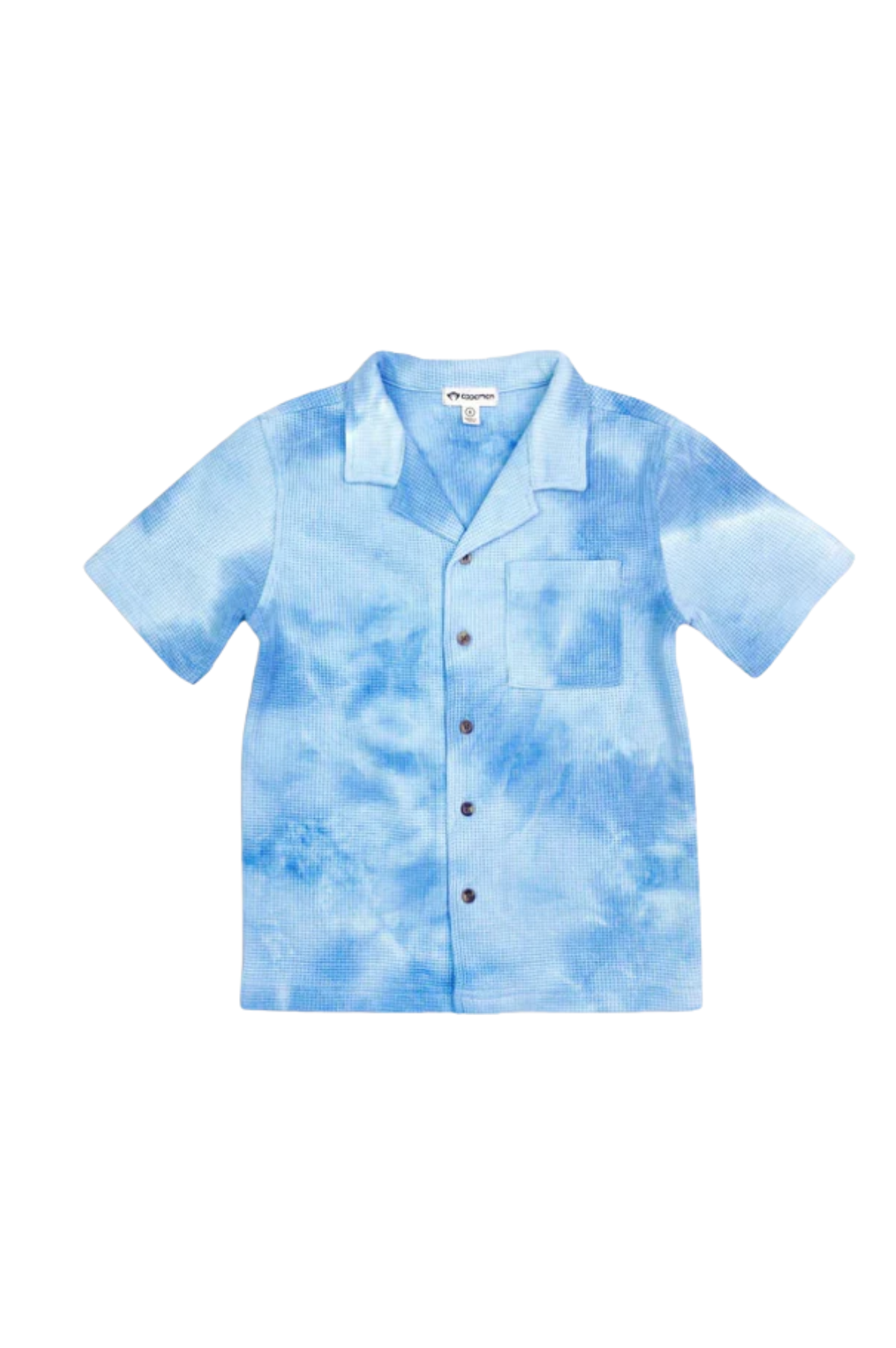 Resort Shirt Blue Tie Dye