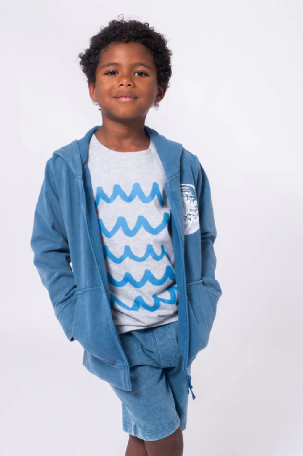 Sunwashed Blue Preston Shorts