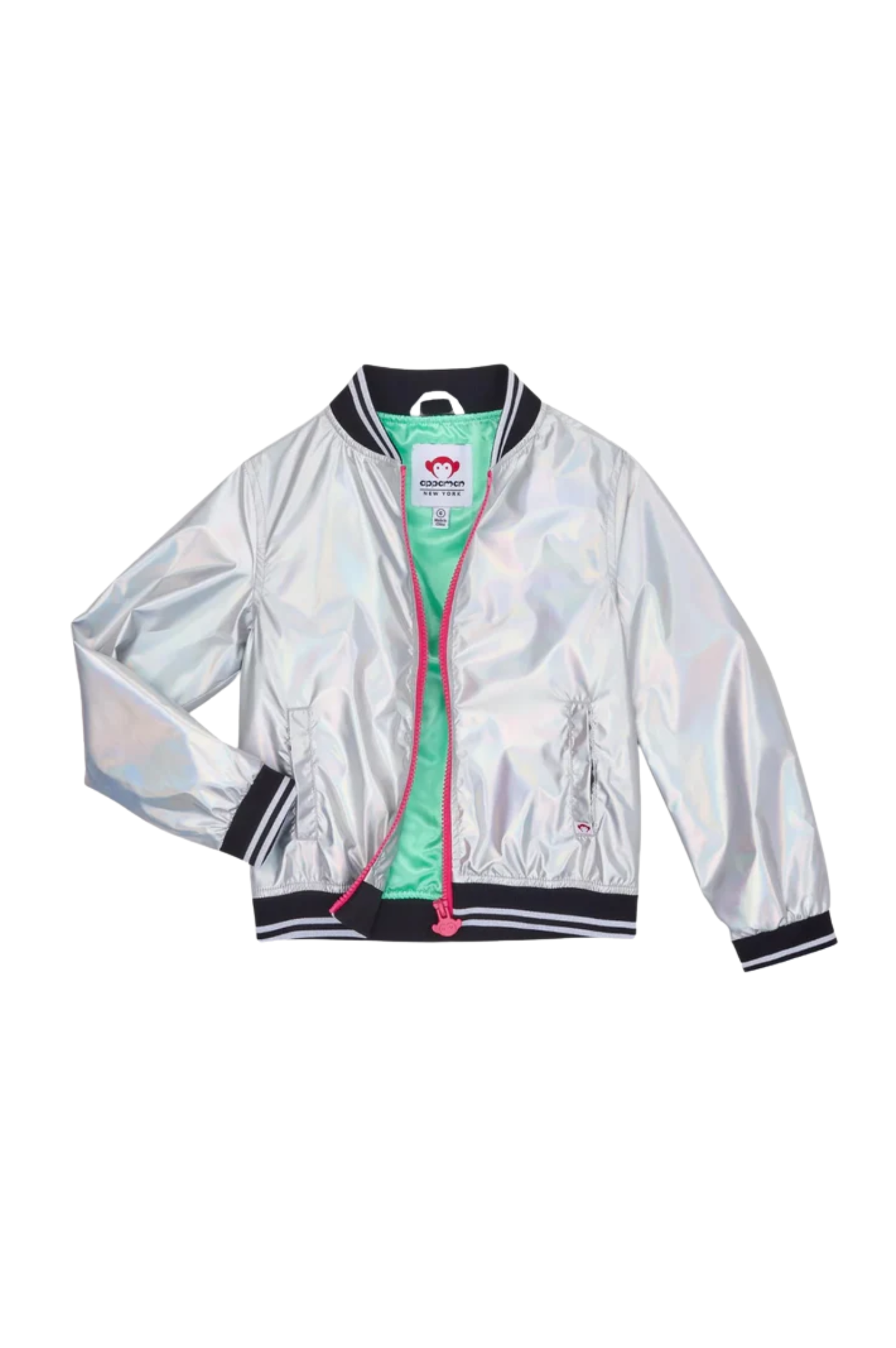Iridescent Nikki Bomber Jacket