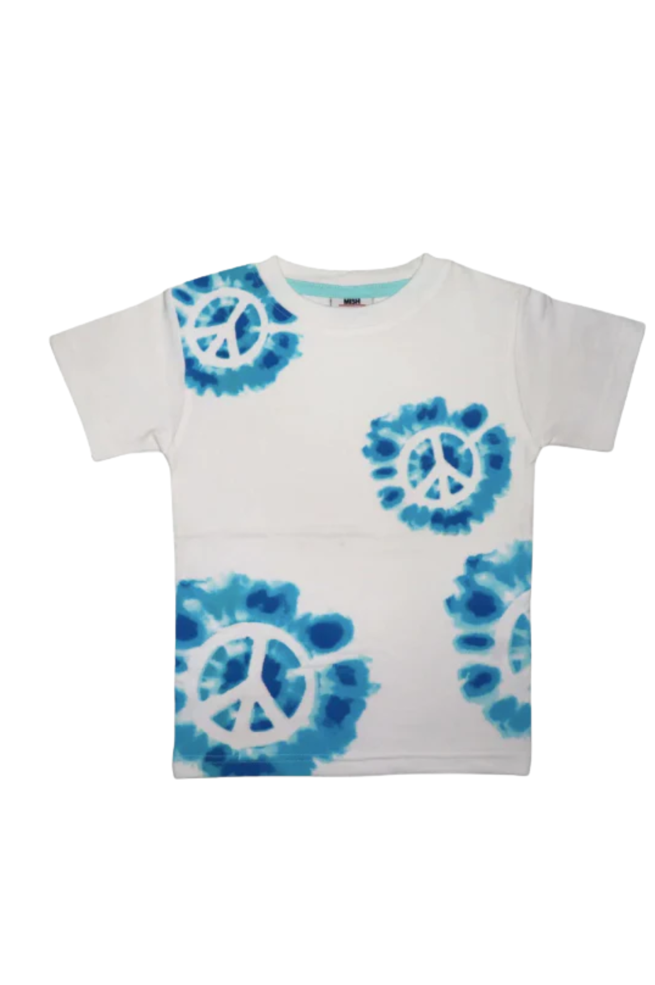 Tie Dye Peace Tee White
