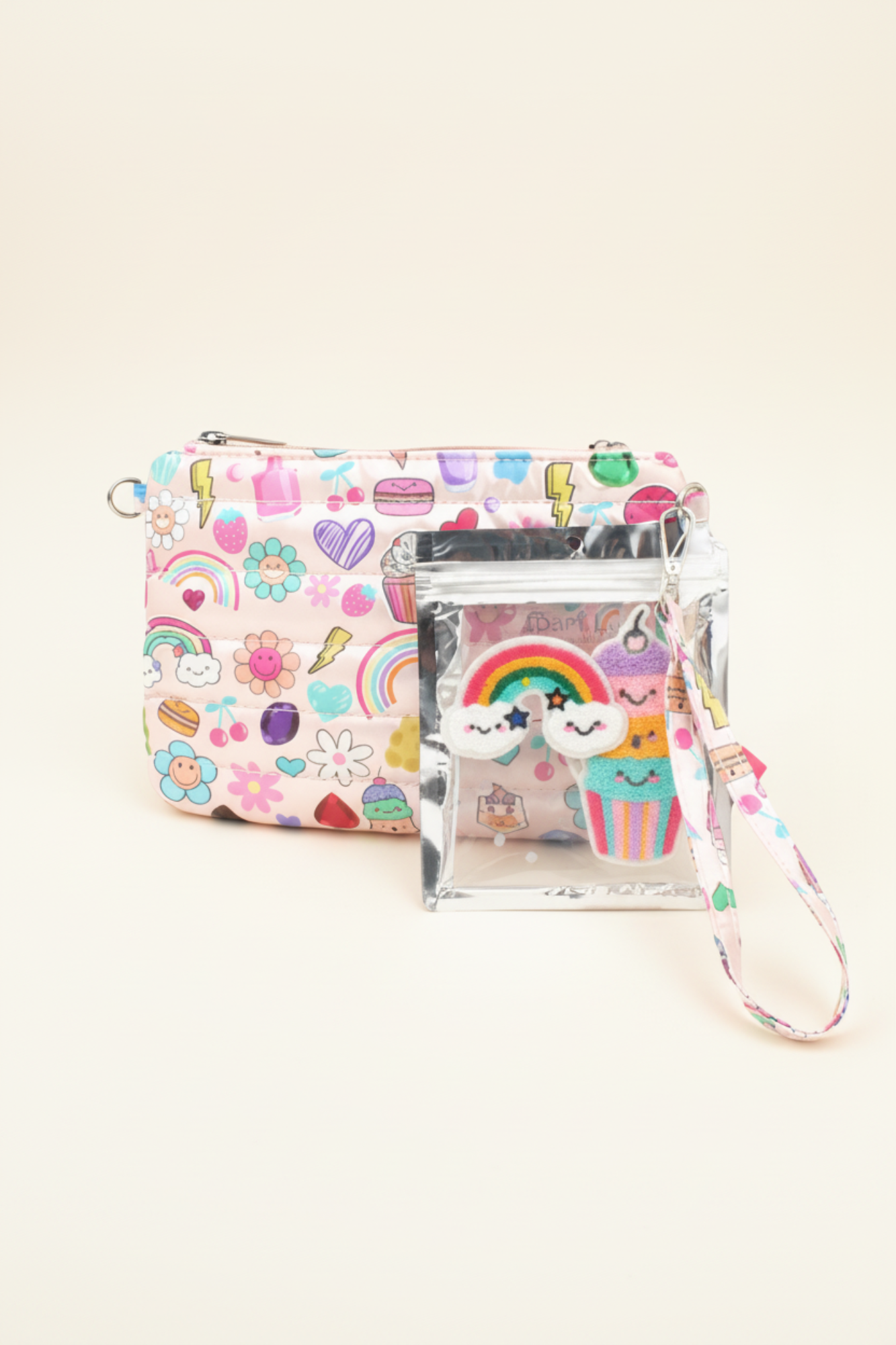 Printed Bag with Patch Pack