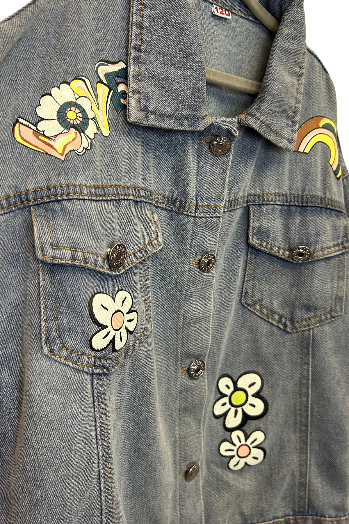 Soft Love & Peace Denim Jacket