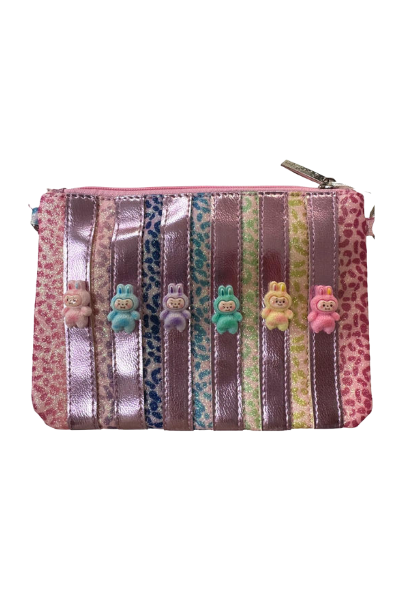 Leopard Crossbody Labubu Bag Clutch