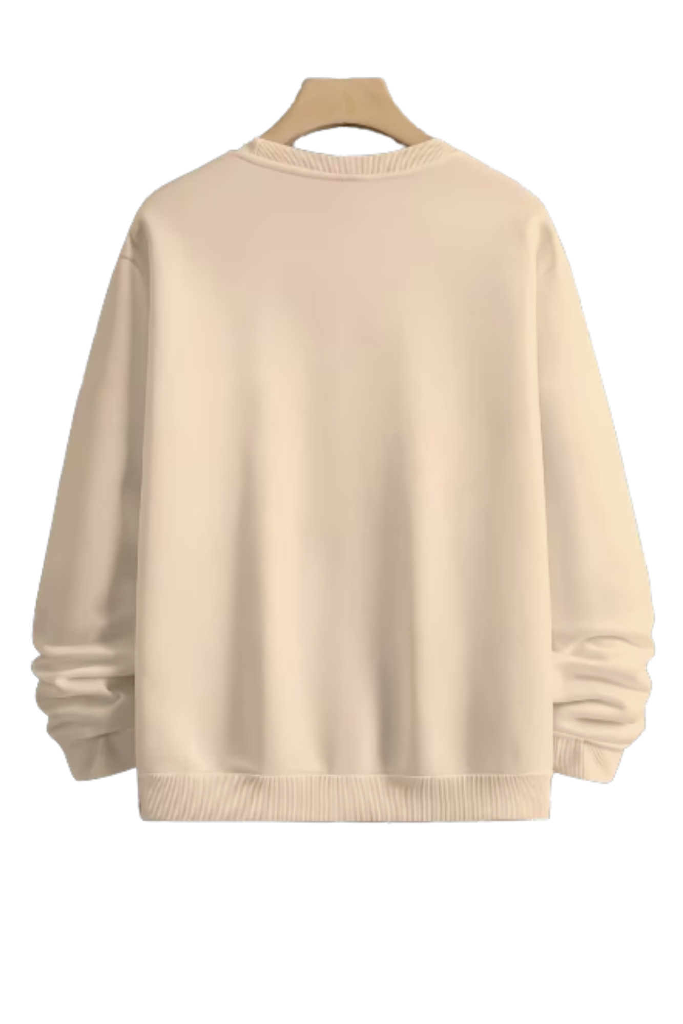 Beige Sweater with Bear Street Graffiti