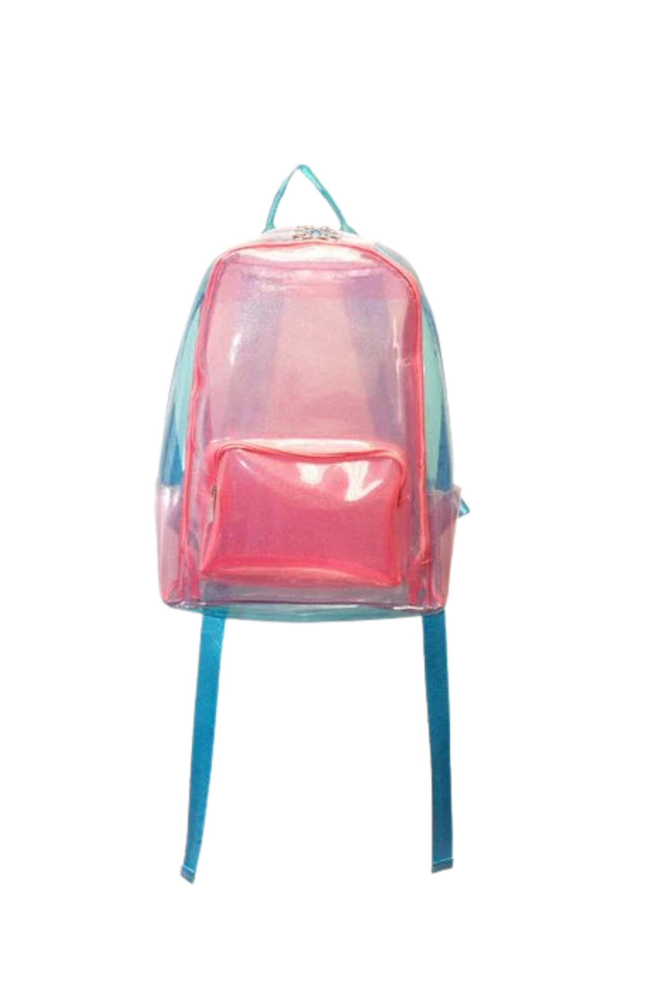Translucent Color Block Mini Backpack