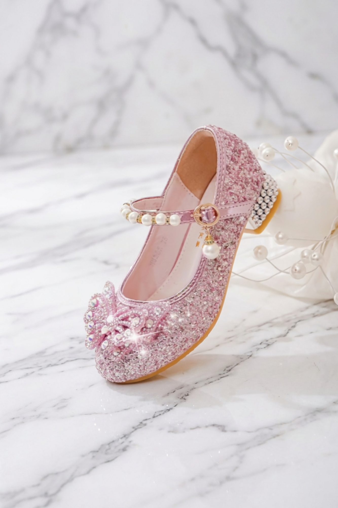 Sparkly Pink Princess Heels