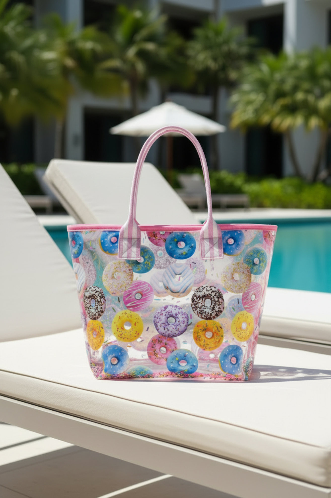 Go Do-Nuts Clear Tote Bag
