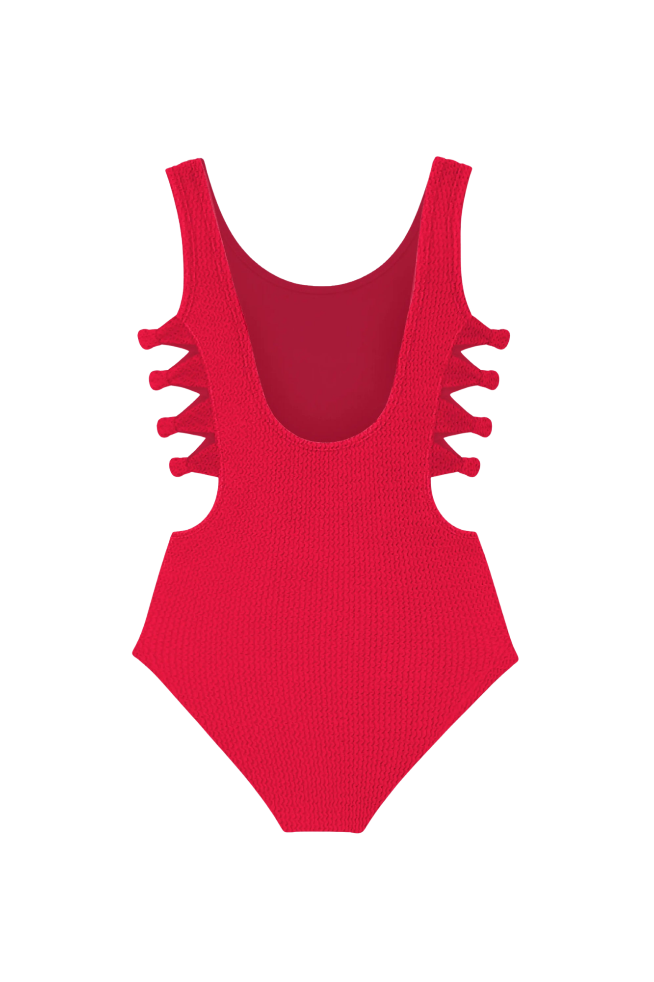 Red Layla Crinkle One Piece Swimsuit
