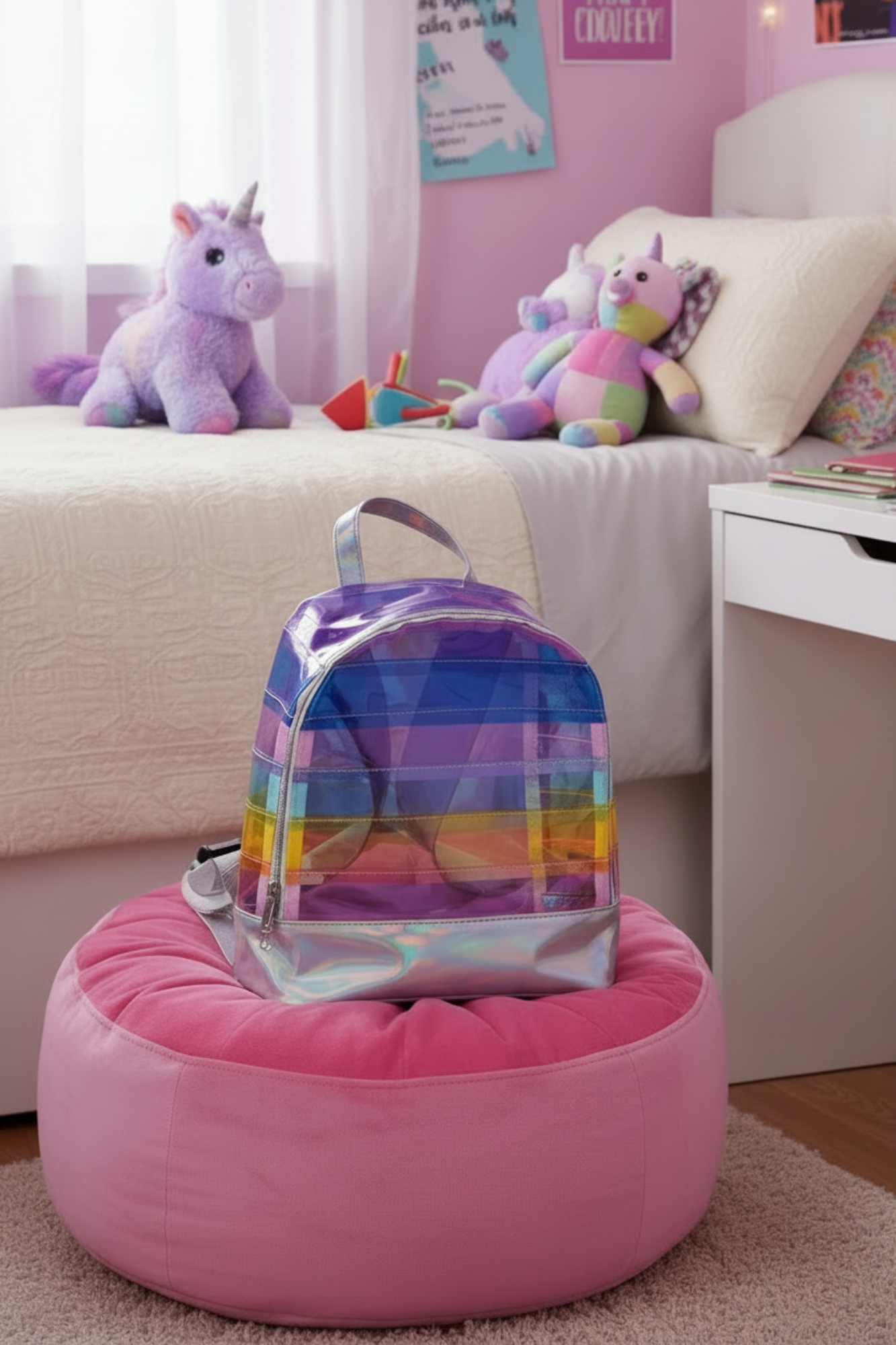 Happy Stripes Mini Backpack