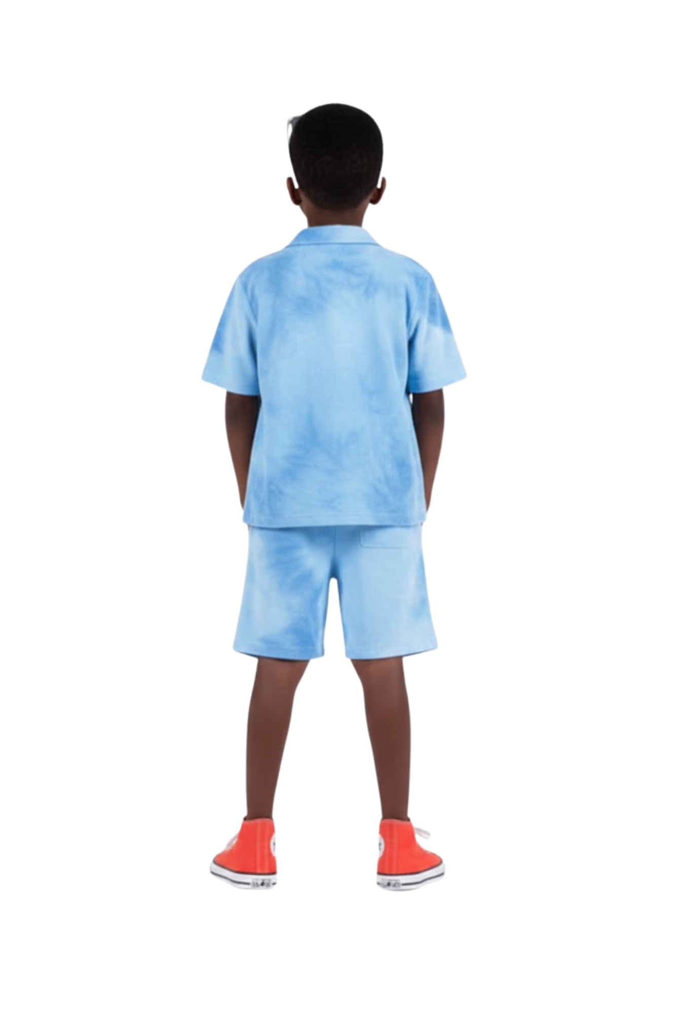 Resort Shorts Blue Tie Dye