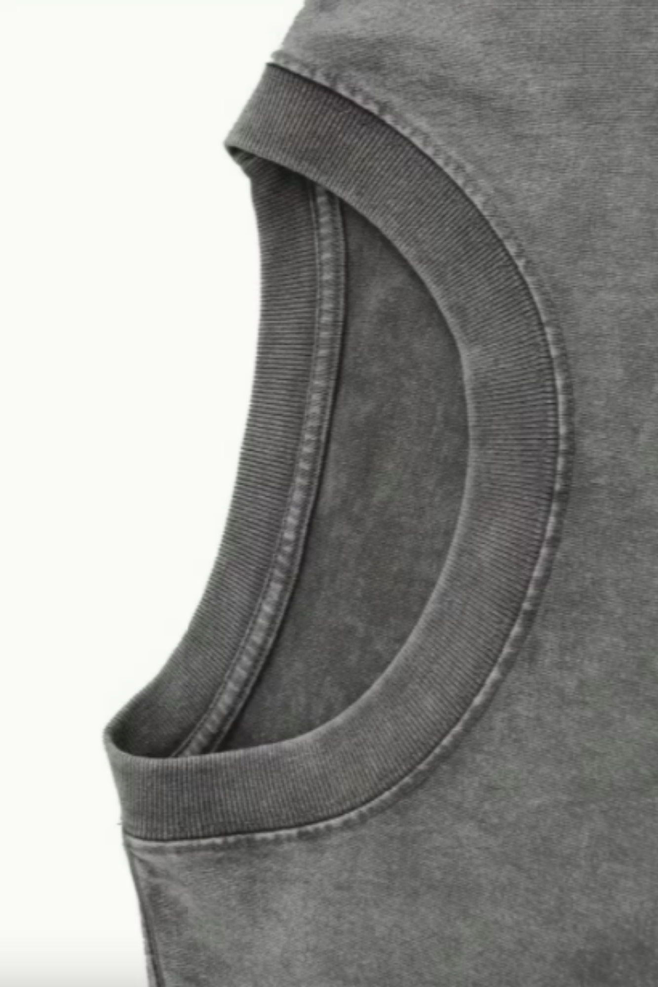 Oversized Washed Grey T-Shirt