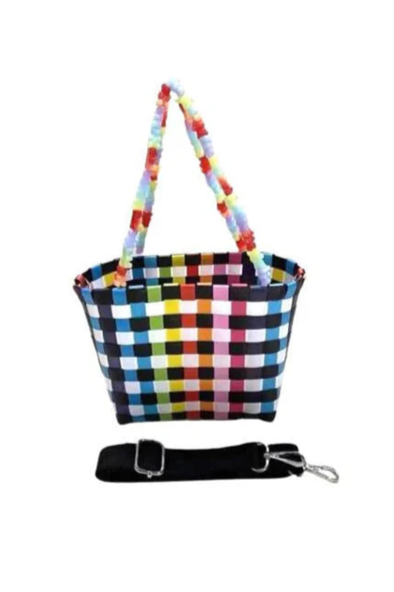 Straw Gummy Bear Bag