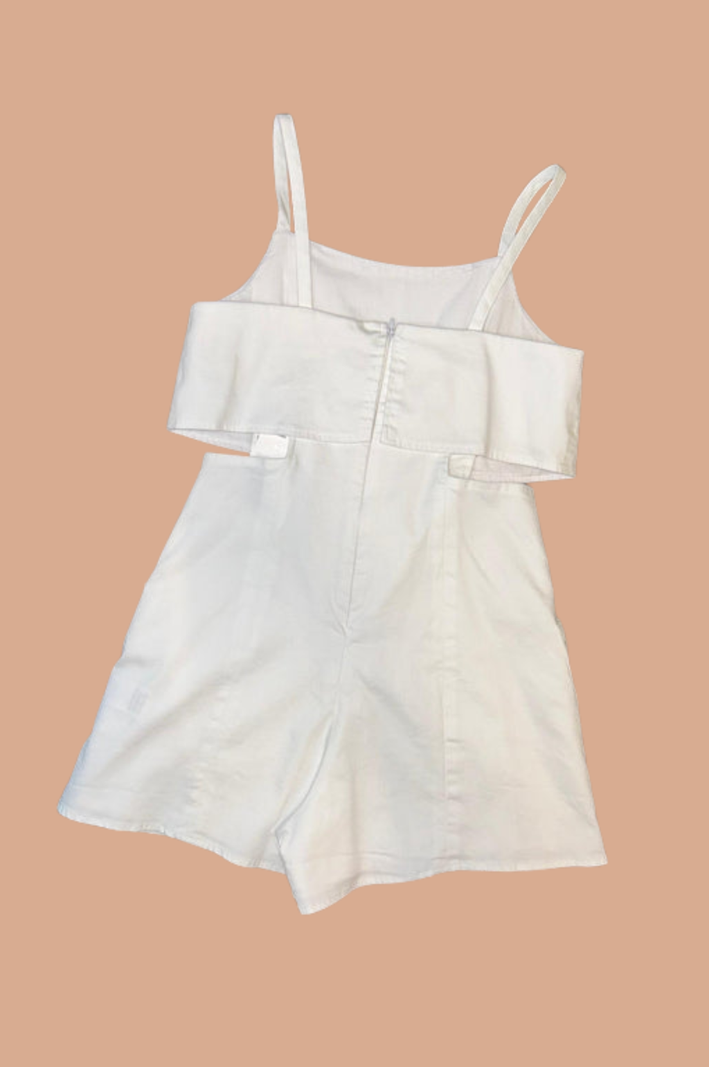Romper Overlay White