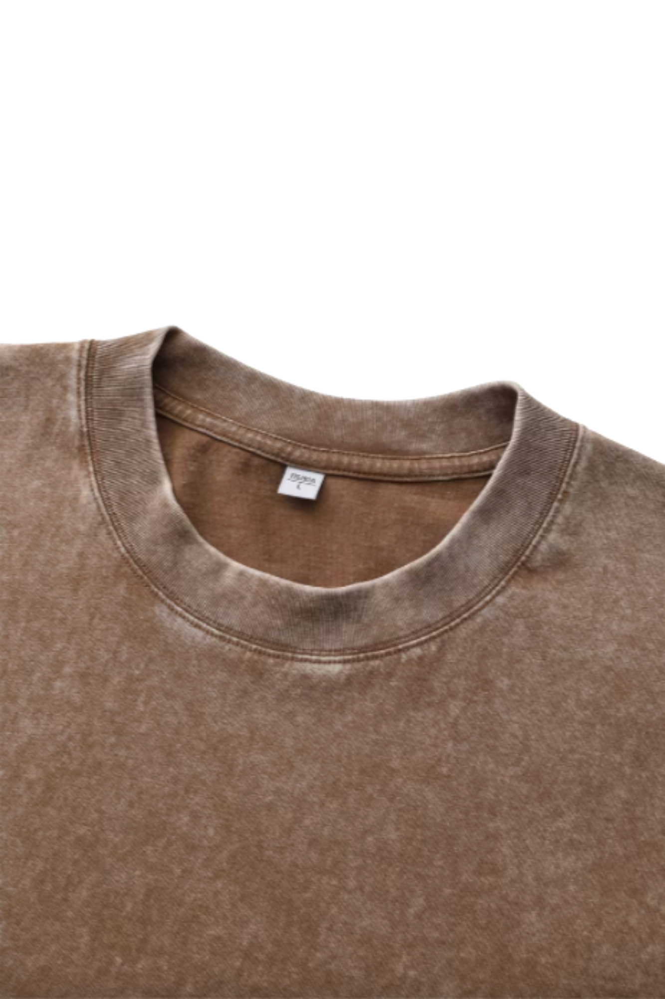 Oversized Washed Brown T-Shirt