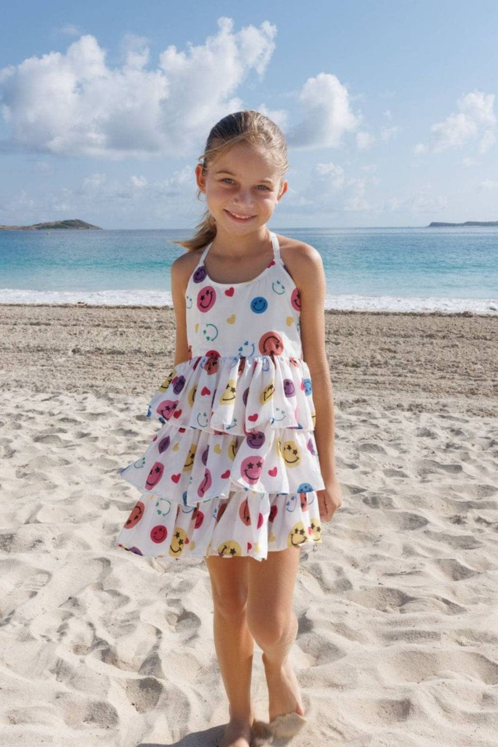 Happy Rainbow Smiley Dress