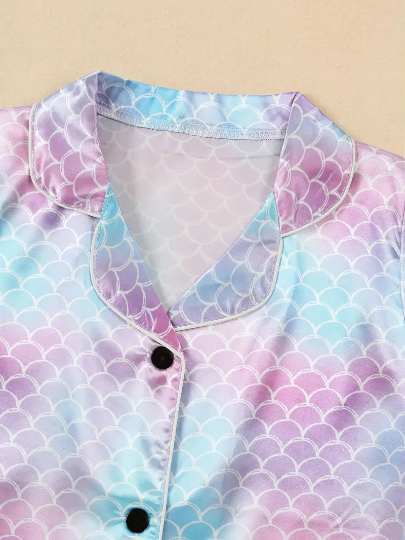 Mixed Color Mermaid Pajamas