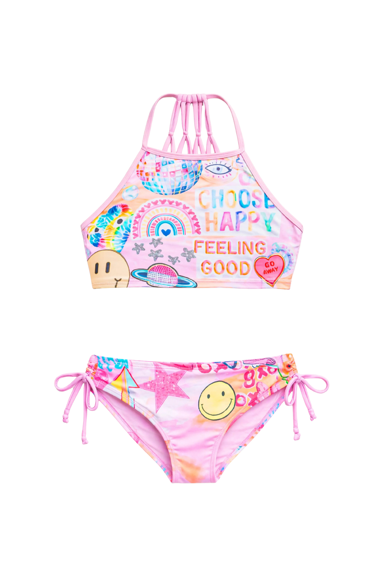 Wren Printed Cropped Swimsuit