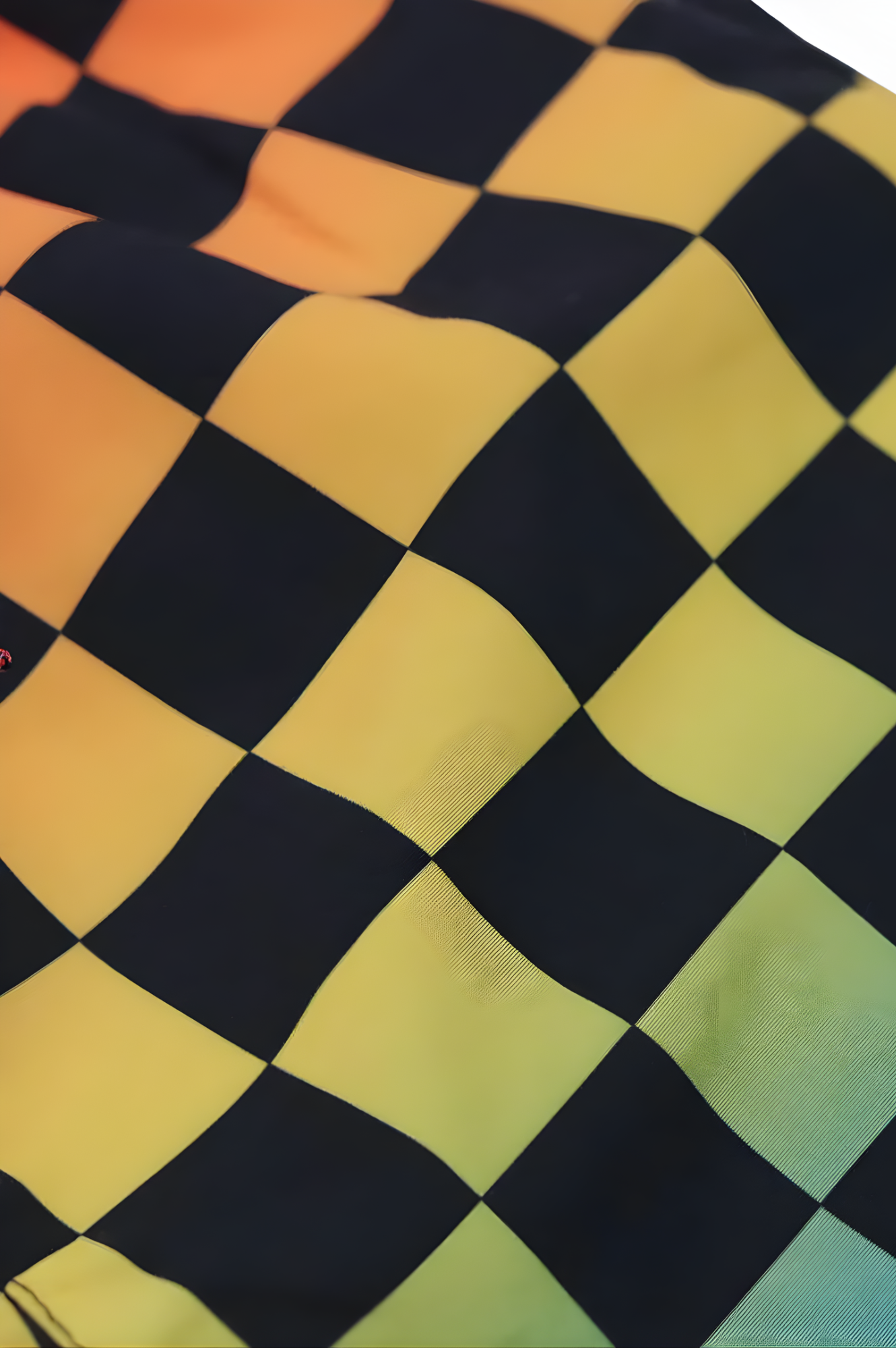 Checkerboard Swim Trunks