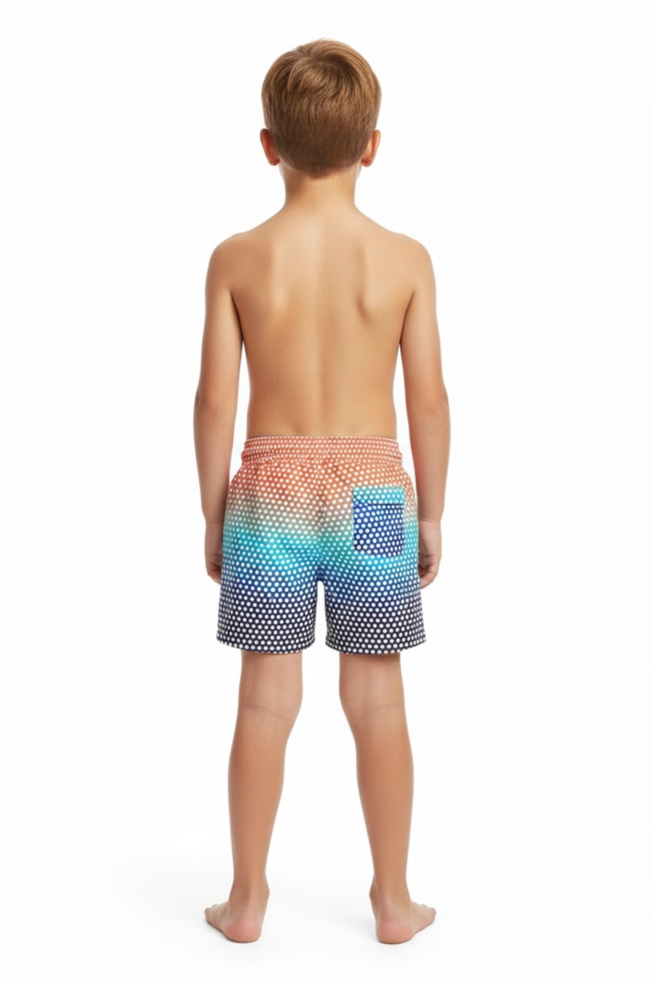 Polka Dot Swim Trunks