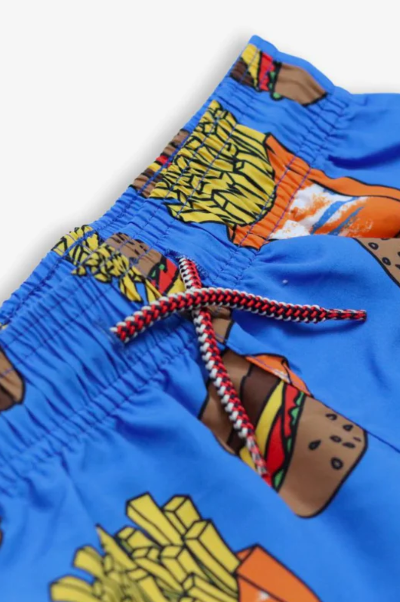 Mid Lenght Swim Trunks Burgers & Fries