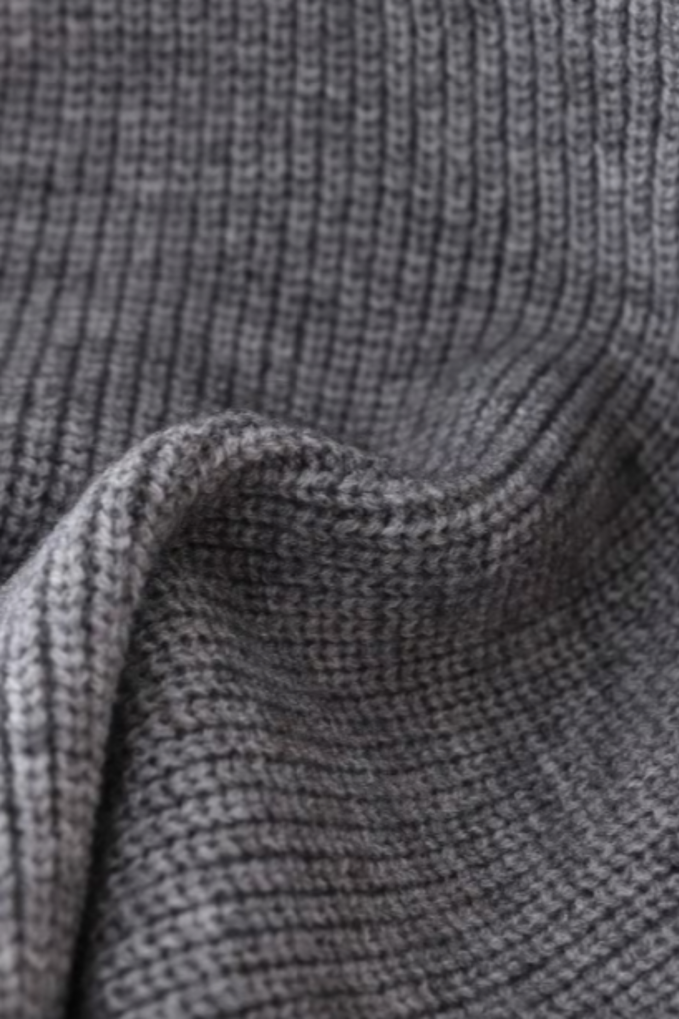 Grey Pullover with Black Bows