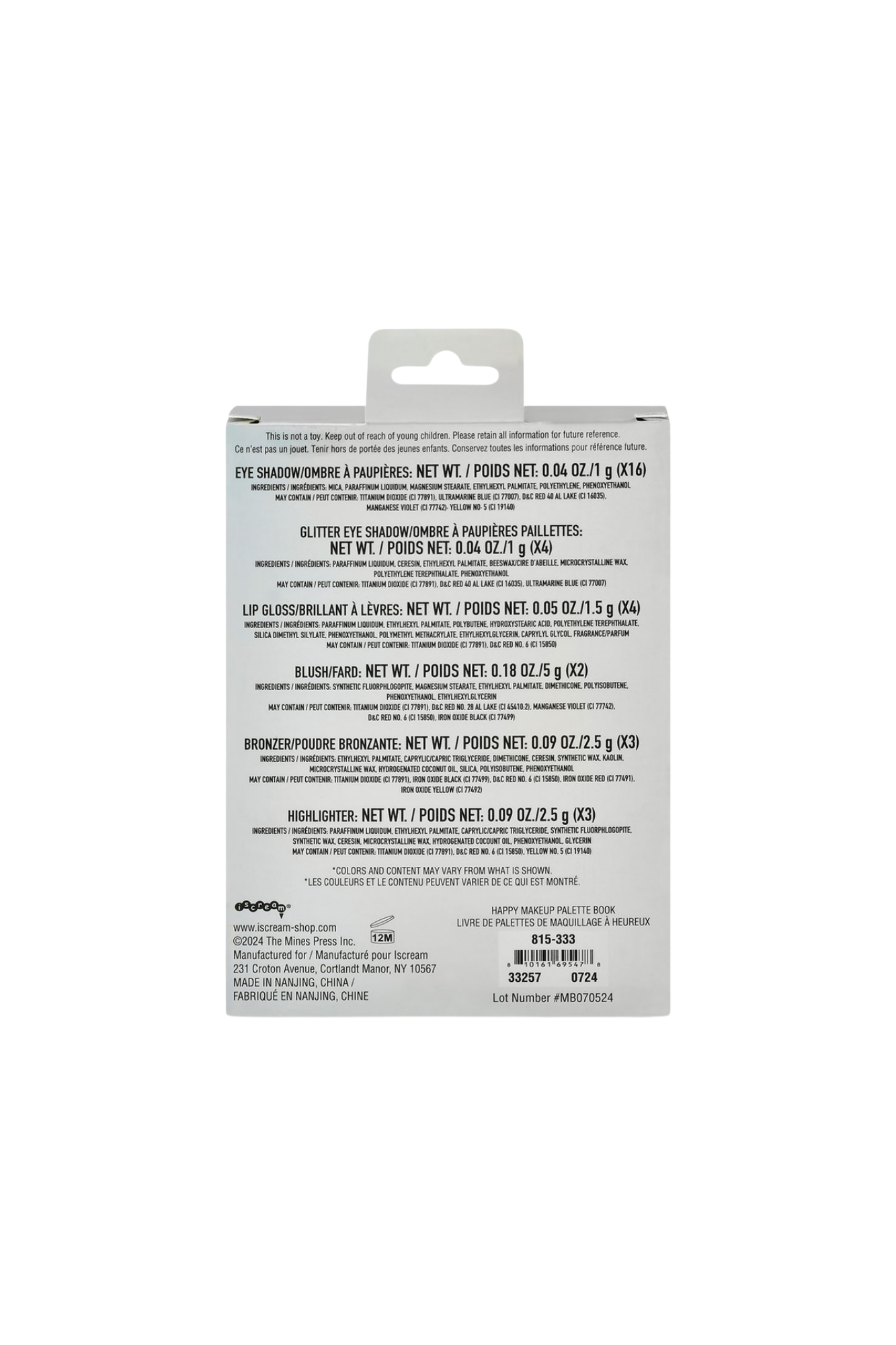 Happy Makeup Palette Book