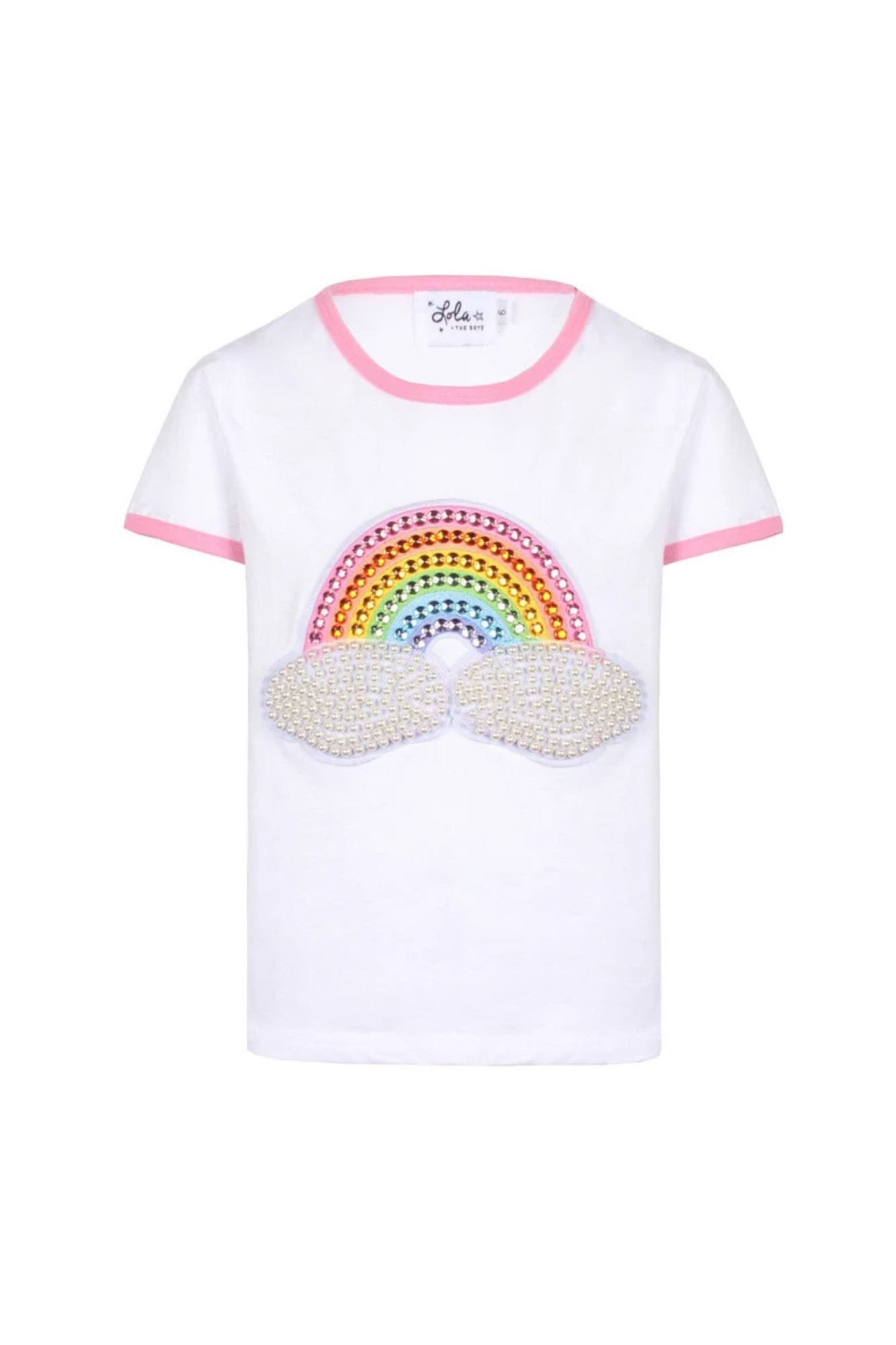 Rainbow Pearl Patch T-Shirt