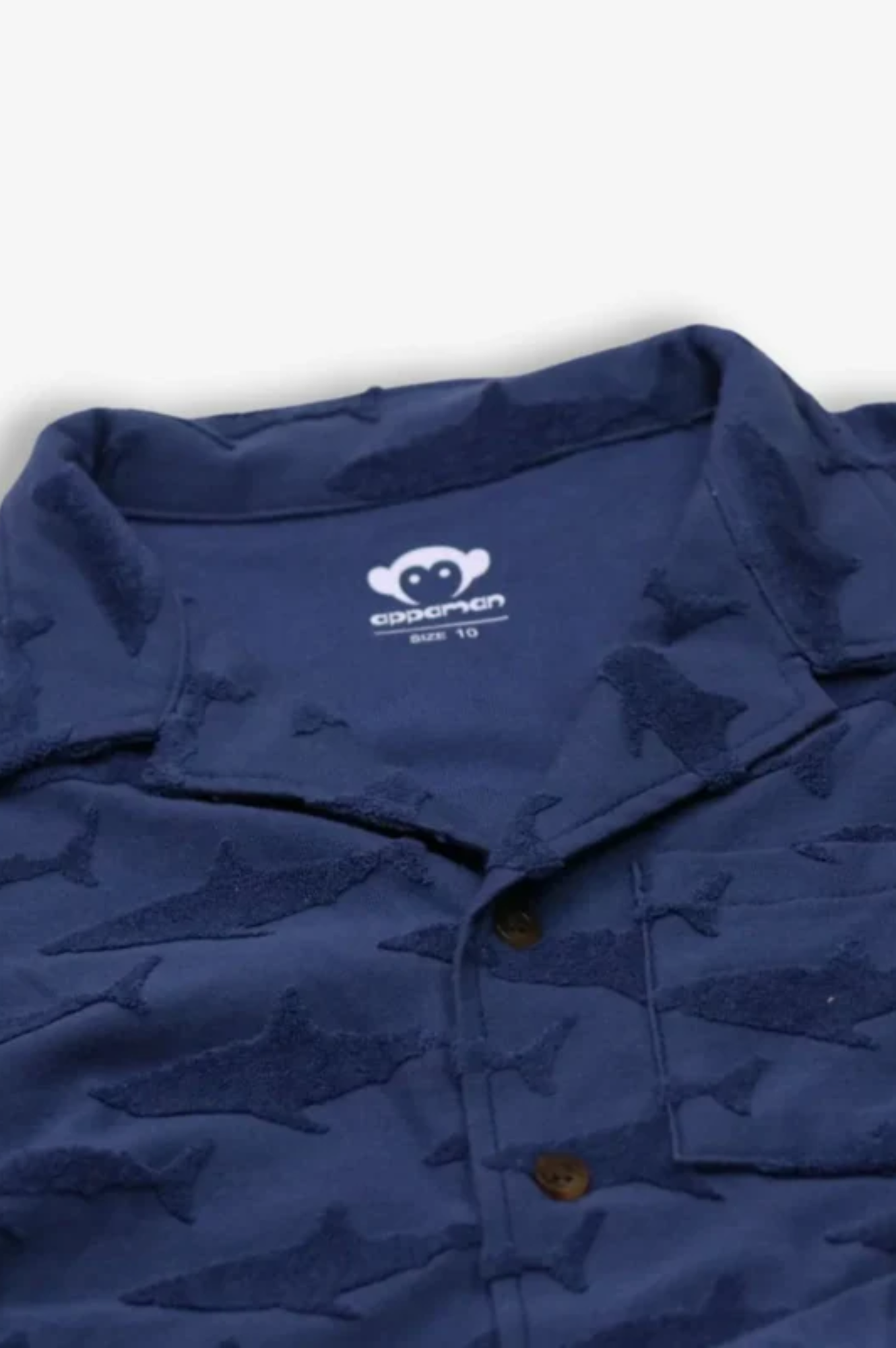 Navy Shark Resort Terry Set