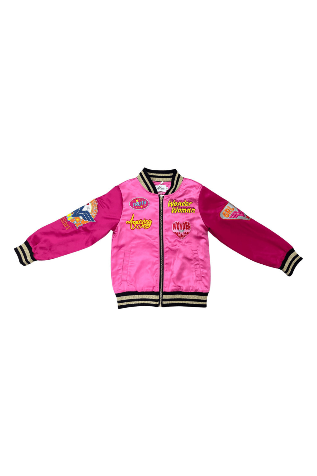 Wonder Woman™ Satin Bomber Jacket