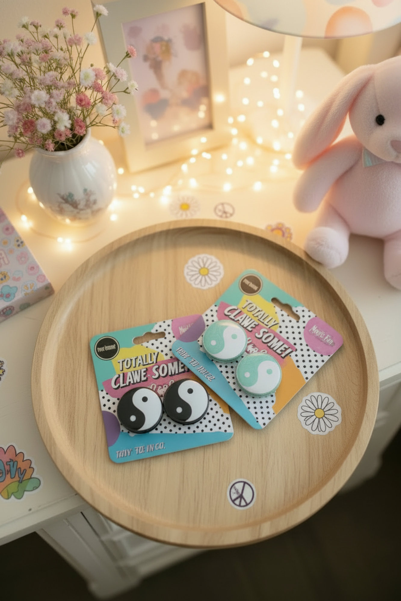 Mini Yin Yang Claw Clip