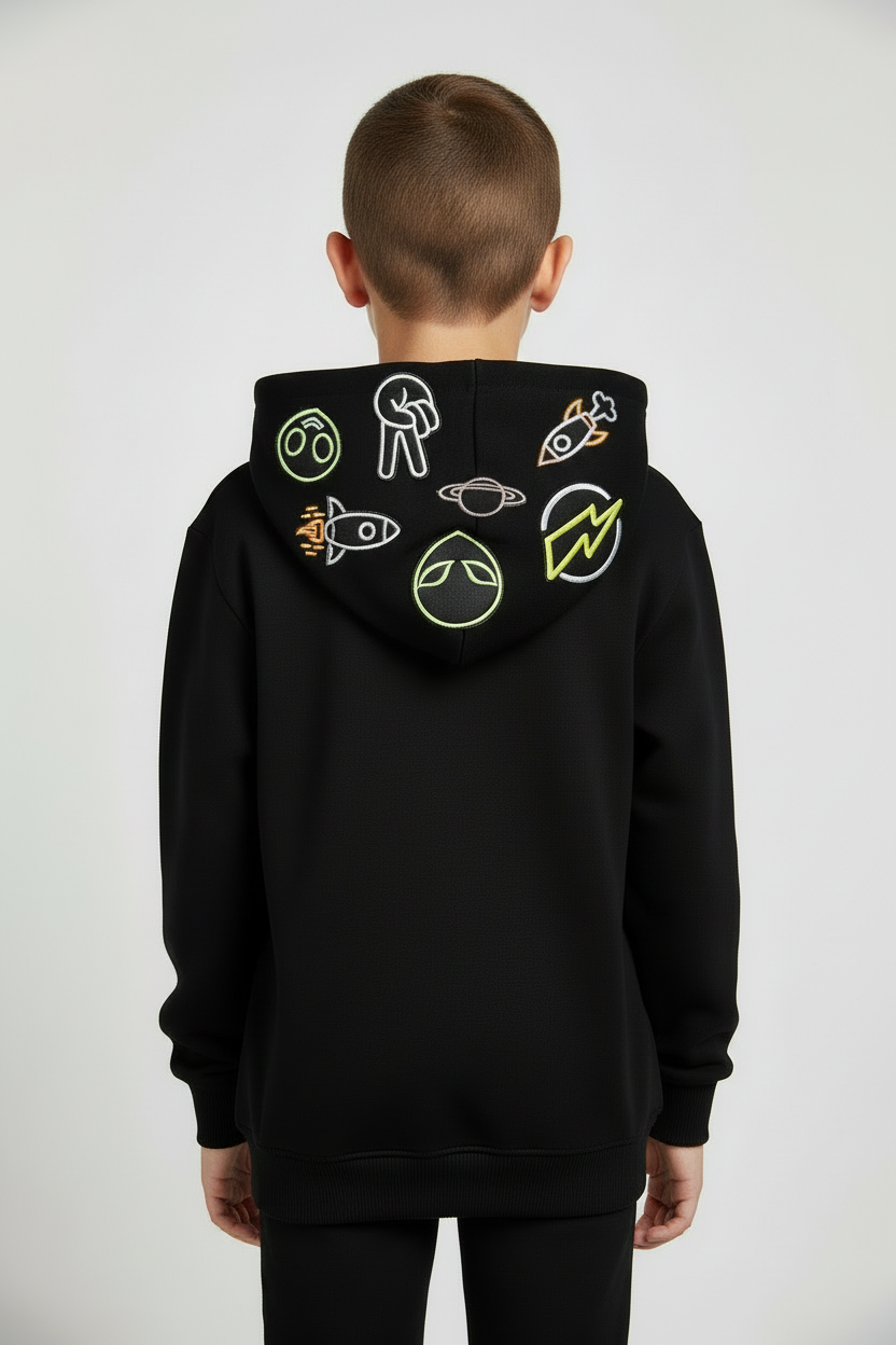 Glow In The Dark Alien Hoodie