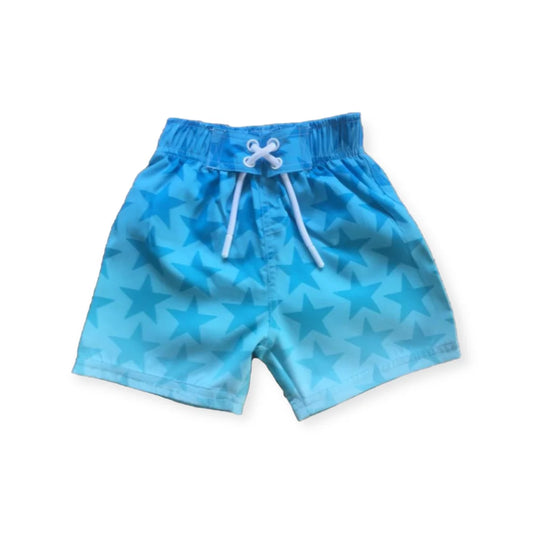 Gradient Star Board Shorts Turquoise